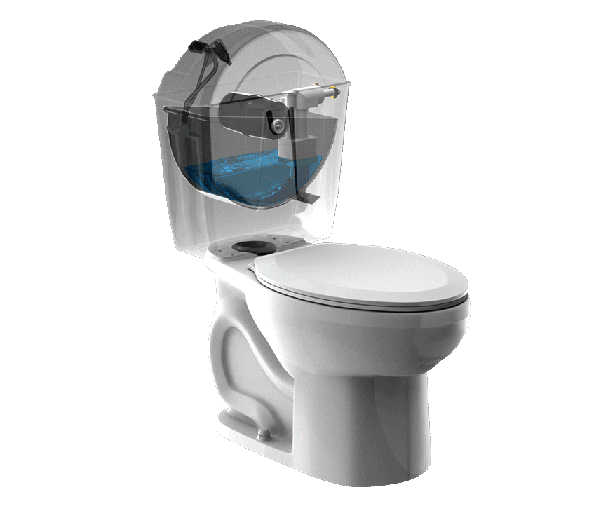 60% toilet water savings with Waterflush by Econevès